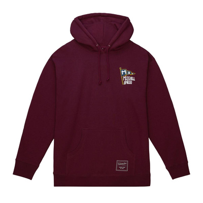 Bluza Mitchell & Ness Branded M&N Flag Hoodie purple