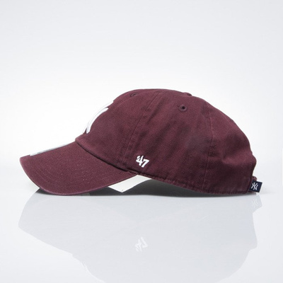 '47 Brand czapka strapback cap New York Yankees maroon