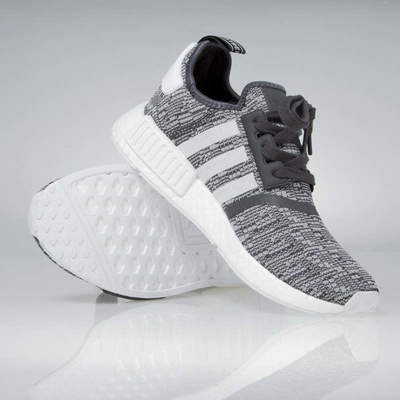 Sneakers buty Adidas Originals WMNS NMD_R1 utility black / footwear white / medium grey BY3035