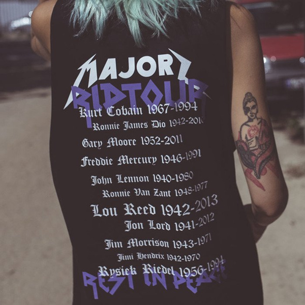 Majors koszulka tank top Riptour Girl black