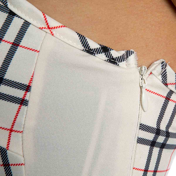 Sukienka Fila Tess Aop Halter Neck Dress ecru