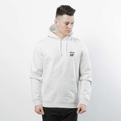 Stussy Sweatshirt Lion Shield Hood stone