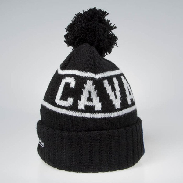 Czapka zimowa Mitchell & Ness Cleveland Cavaliers Beanie black / white Glow In The Dark Pom Knit