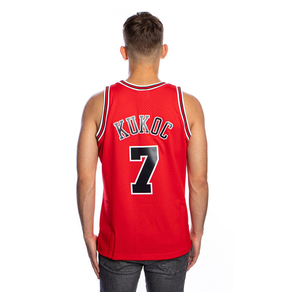 Mitchell & Ness Chicago Bulls #7 Toni Kukoc red / black Swingman Jersey