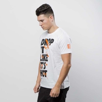 Diamante Wear Drop It Like It's Hot T-Shirt white