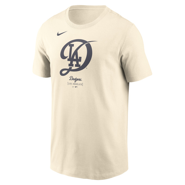 Nike City Connect Large Logo Tee Los Angeles Dodgers natural