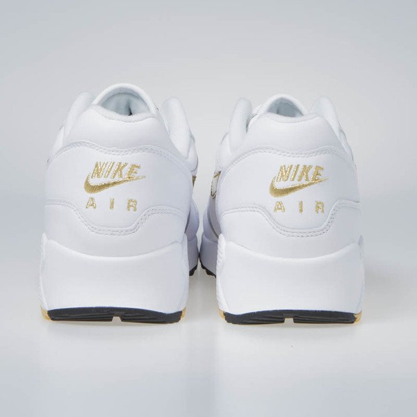 Sneakers buty Nike Air Max 90/1 white/metalic gold-black (AJ7695-102)