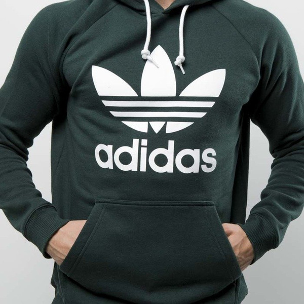 Bluza Adidas Originals Trefoil Hoody green night BR4183
