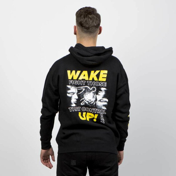 Bluza Hoodie Obey Fight Those That Control black