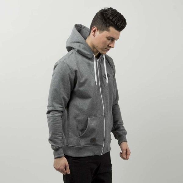 Nervous bluza sweatshirt ZIP Hood Sphere grey