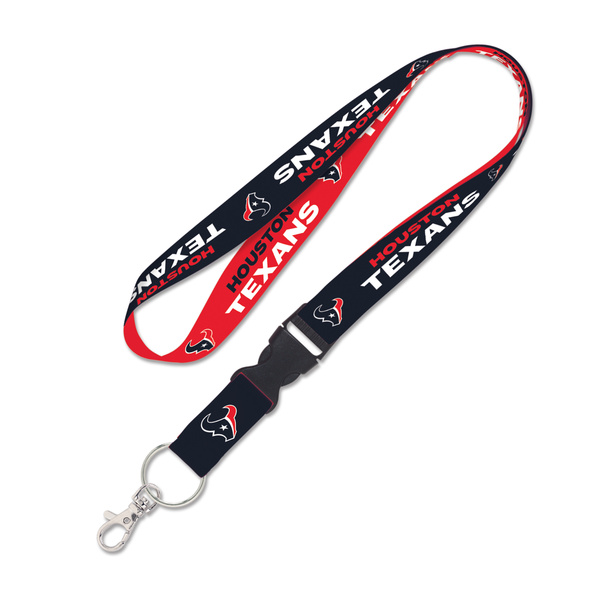 Smycz WinCraft NFL Lanyard w/detachable buckle 1" Houston Texans