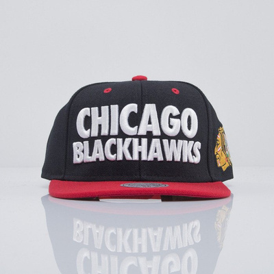 Mitchell & Ness czapka snapback Chicago Blackhawks black Score EU300