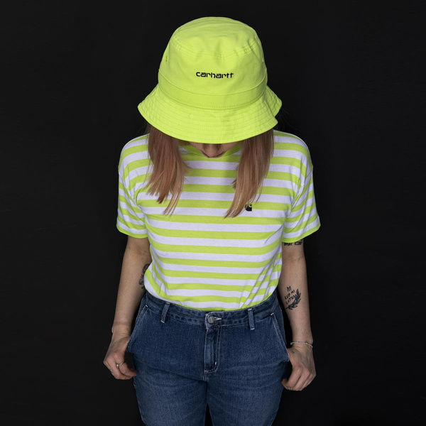 Kapelusz Carhartt WIP Script Bucket Hat lime/black