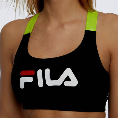 Top damski Fila Women Rana Cropped Top black