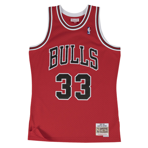 Mitchell & Ness Chicago Bulls #33 Scottie Pippen red Swingman Jersey