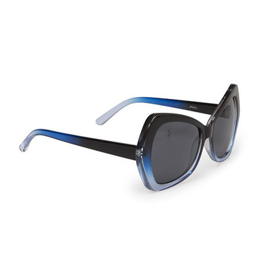 Jeepers Peepers Sunglasses Ladies Large Black To Blue Frame (JP0075)