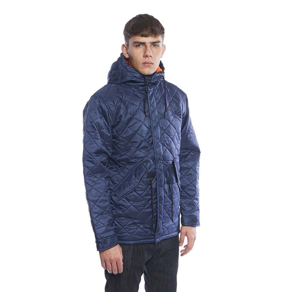 Backyard Cartel kurtka jacket Parka Padded navy