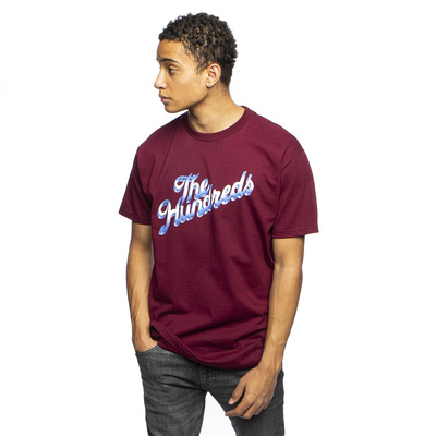 Koszulka The Hundreds Beyond Slat T-shirt bordowa