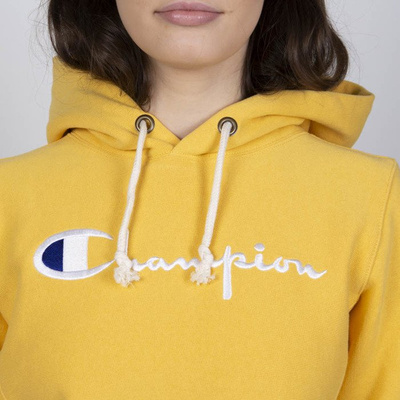 Bluza damska Champion Sweatshirt Reverse Weave Hoody yellow