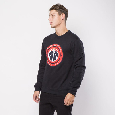 Mitchell & Ness Washington Wizards Crewneck black Circle Patch