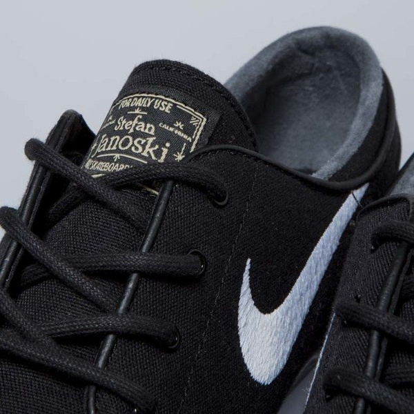 Sneakers buty Nike Zoom Stefan Janoski CNVS black / white - gum light brown 615957-028