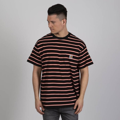 Koszulka Carhartt WIP S/S Houston Pocket T-shirt houston stripe black stripe