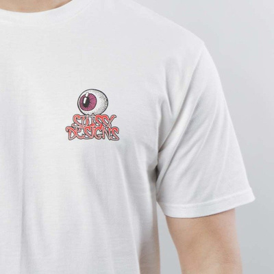 Stussy t-shirt Eyeball Tee white