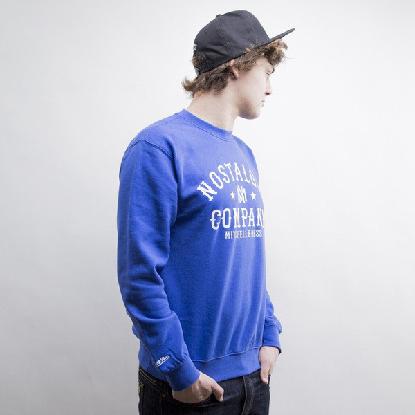 Mitchell & Ness bluza Own Brand crewneck royal Nostalgia