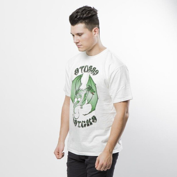 Koszulka Stussy Double Dragon Pig. Dyed Tee natural