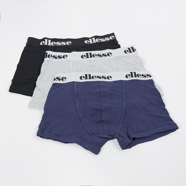 Ellesse bokserki Hali 3PK Boxers anthracite / athletic grey / dress blues SHAV0442