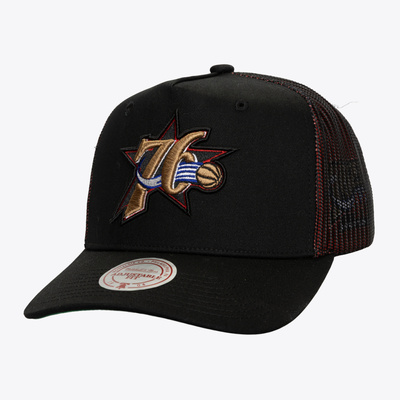 Mitchell & Ness NBA Tremor Trucker HWC Philadelphia  76ers black