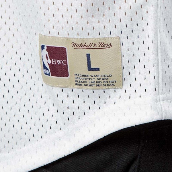 Koszulka Mitchell & Ness Boston Celtics - Larry Bird white / green Name & Number Mesh Crewneck