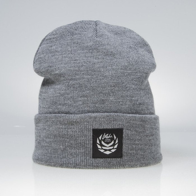 Koka beanie CLASSIC LAUREL TAG grey heather