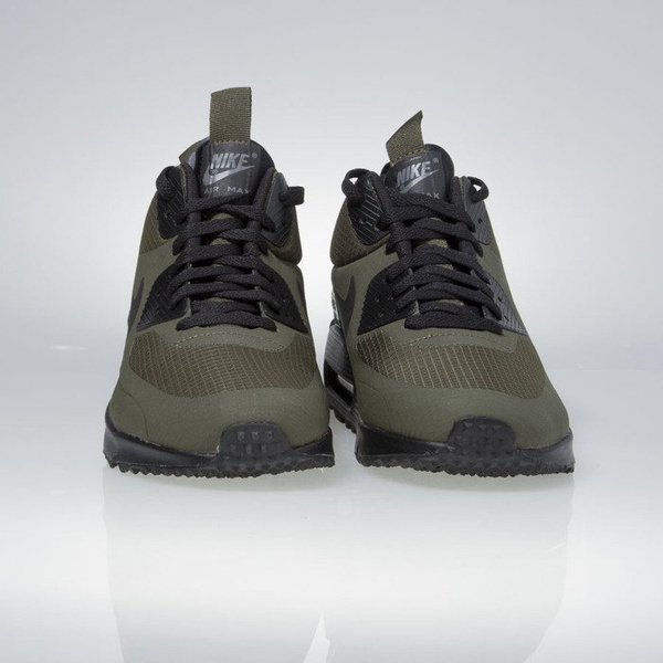 Sneakers buty zimowe Nike Air Max 90 Mid Winter dark loden / black-dark grey 806808-300