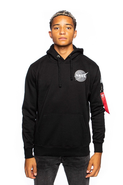 Bluza Alpha Industries Space Shuttle Hoody czarna