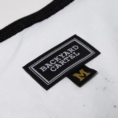 Backyard Cartel Tank Top Fade white / black