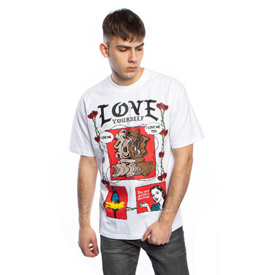Koszulka Chinatown Market Never Be Alone Bear T-shirt biała