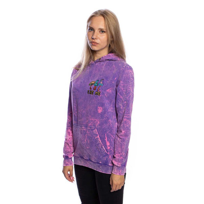 Oddity WMNS Sweatshirt The Queen Among Hoodies washed purple