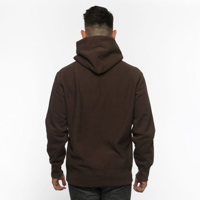 Bluza Champion Small Script Logo Reverse Weave Hoodie brown