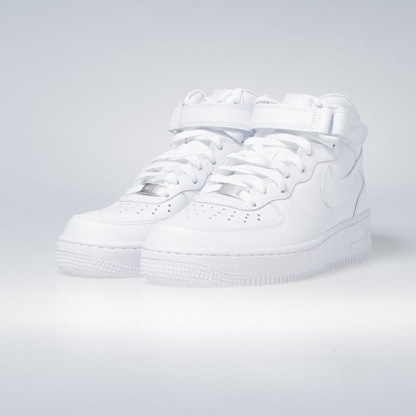 Sneakers buty Nike WMNS Air Force 1 '07 Mid LE white (366731-100)