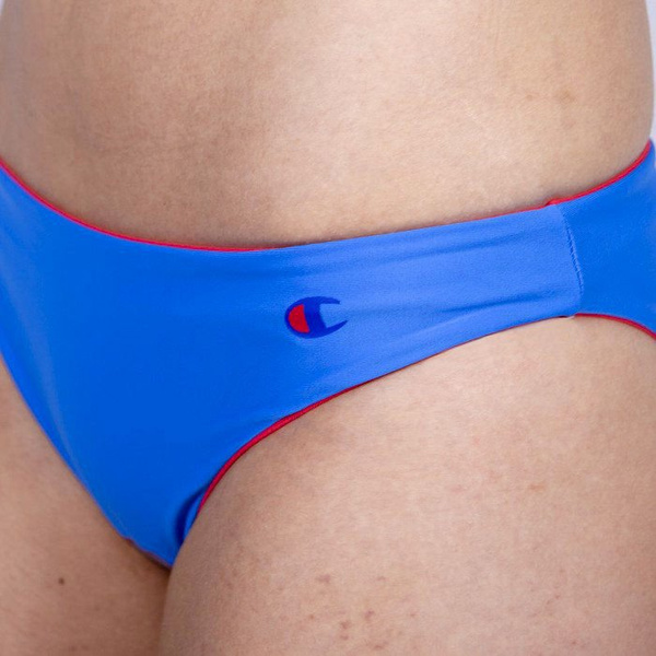 Kostium kąpielowy Champion Reversible C Logo Swimsuit blue / orange