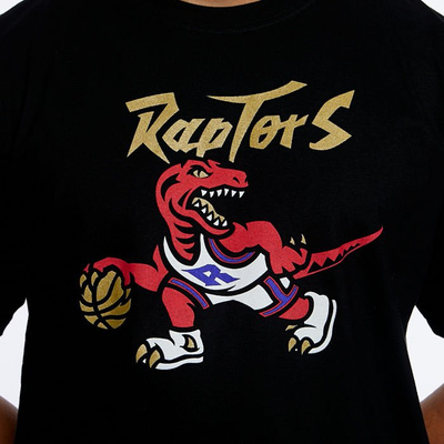 Mitchell & Ness T-shirt Toronto Raptors Gold Dribble Tee black