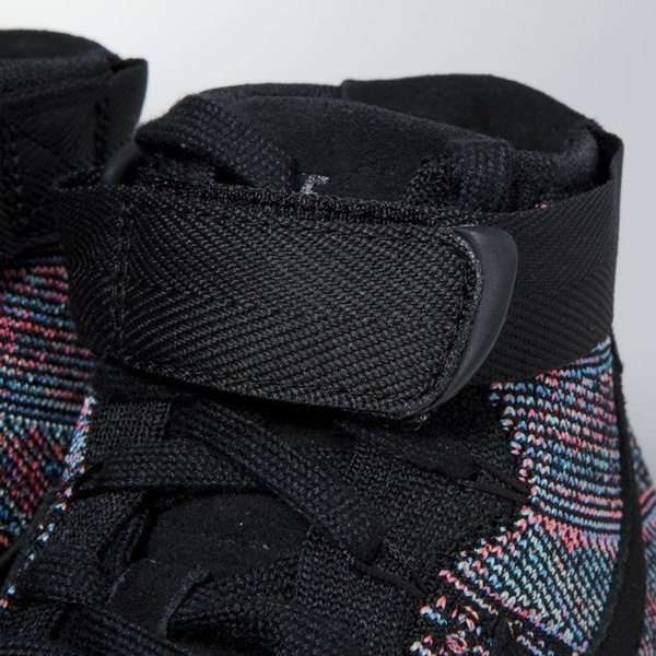 Sneakers buty Nike Air Force 1 Ultra Flyknit Mid hot punch / black - blue glow 817420-602