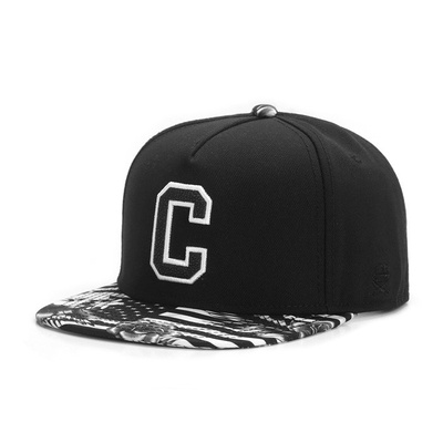 Cayler & Sons snapback Cee Flagged Cap black / white GLD-CAY-AW16-08