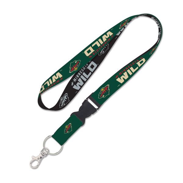 WinCraft NHL Lanyard w/detachable buckle 1" Minnesota Wild Round