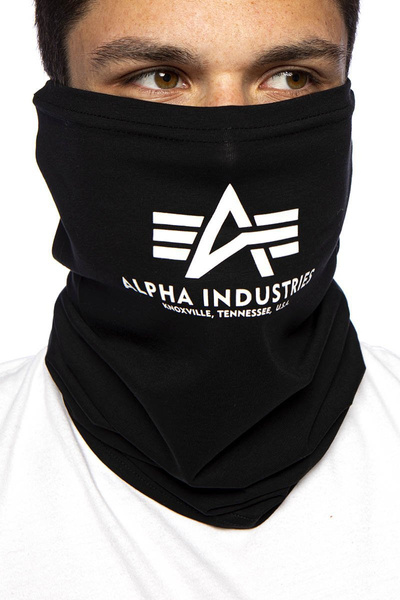 Komin Alpha Industries Basic Logo Tube Mask czarna