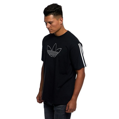T-shirt Adidas Originals Outline Trefoil Tee black