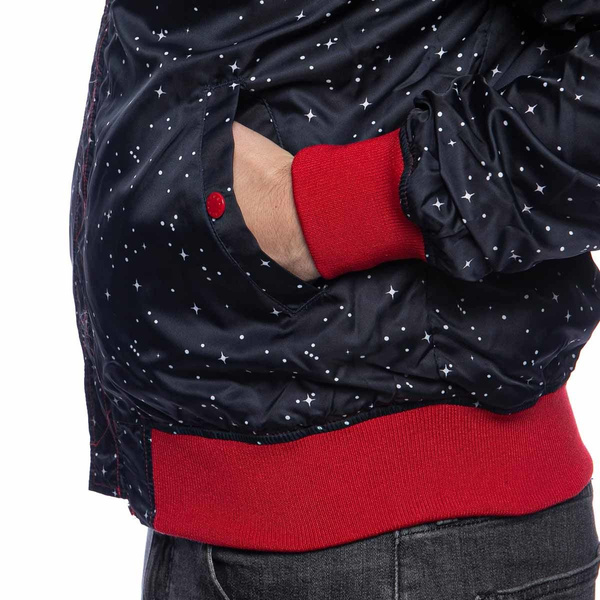 Kurtka Alpha Industries Bomber MA-1 TT Nasa Reversible II speed red