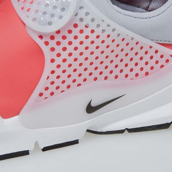 Sneakers buty Nike Sock Dart SE max orange / black - wolf grey 911404-800