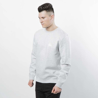 Bluza Stussy Basic Stussy Crew grey heather